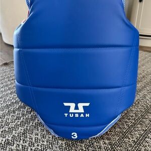 Tusah Blue Martial Arts Chest Protector